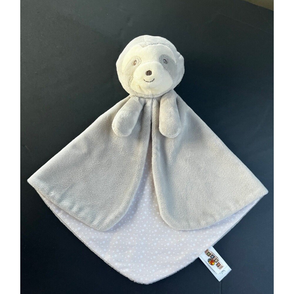 Bass Pro Shop Baby Gray Sloth Lovey Baby Infant Plush Security Blanket